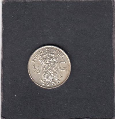 Beschrijving: 1/4 Gulden  